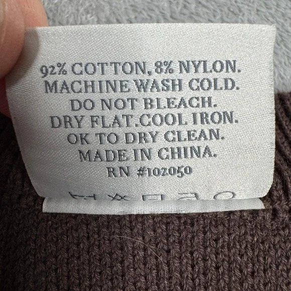 Taylor Swift The Tortured Poets Department TTPD Brown V-Neck Sweater Large - Picture 4 of 8